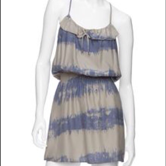 *Reduced* Parker 100% silk tie dye cami dress