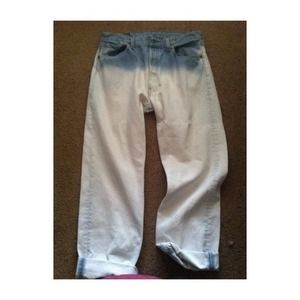 ✋RESERVED✋Ombré Levi boyfriend pants