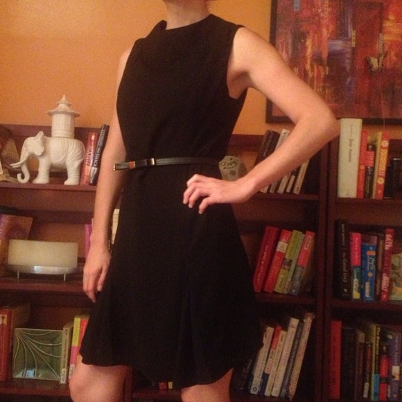 SOLD in bundle Black Sleeveless Swing Dress