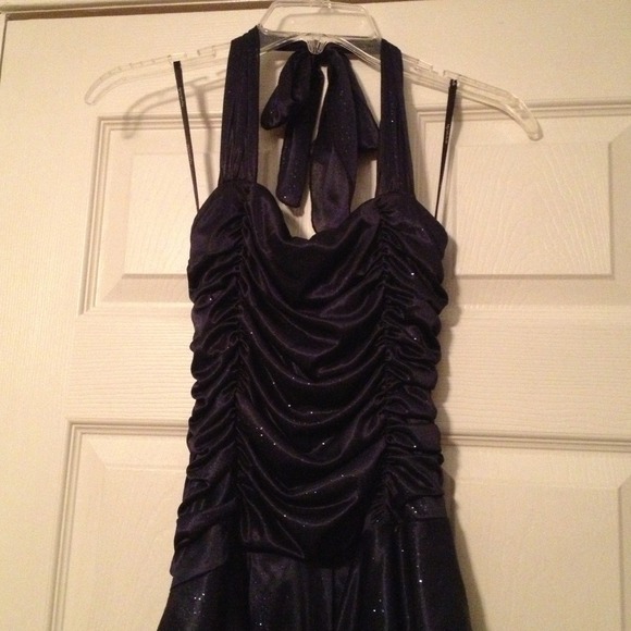 Navy blue homecoming dress - Picture 2 of 4