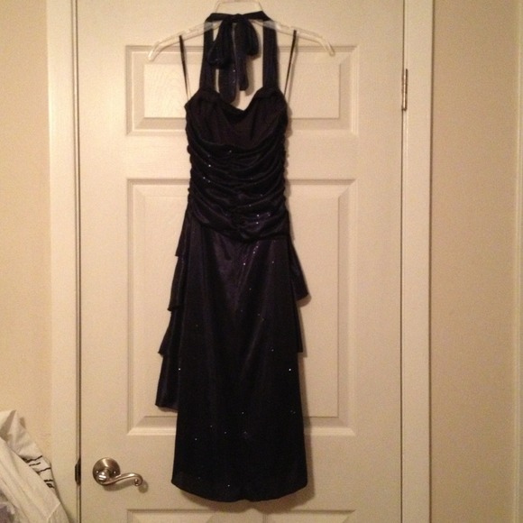 Navy blue homecoming dress - Picture 4 of 4