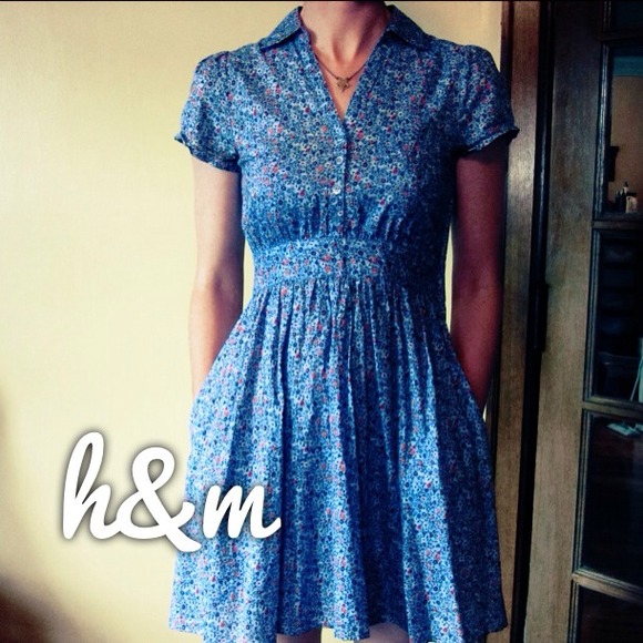 MARKED DOWN! Floral print cotton dress from H&M