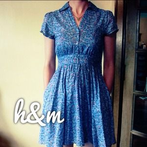 MARKED DOWN! Floral print cotton dress from H&M