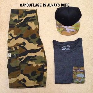 💥Bundled💥Dope Camouflage Short and Top