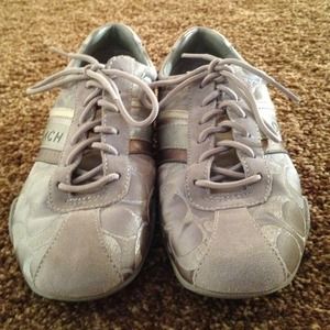 Coach Silver sneakers