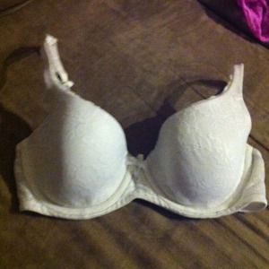 Vs white lace bra