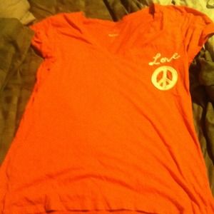 Peach peace shirt