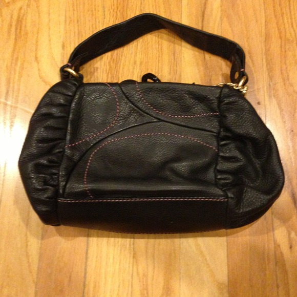 Black Leather Juicy Couture Bag - Picture 2 of 4