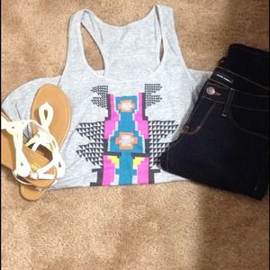 Printed Forever 21 tank