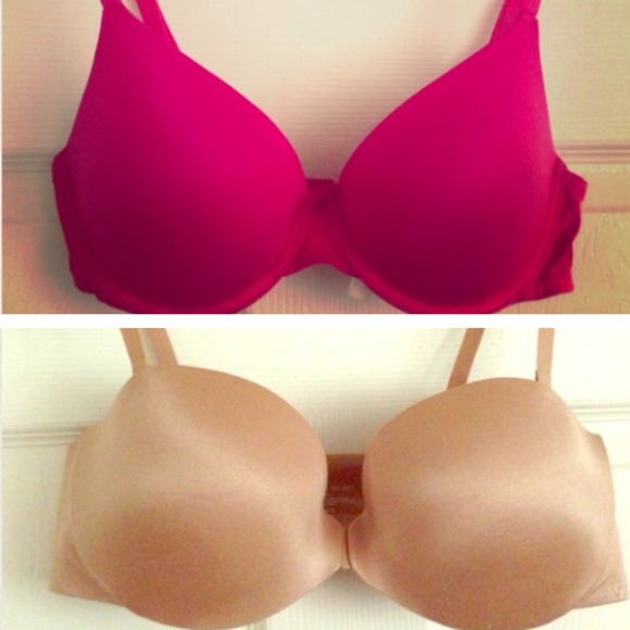 BUNDLED VS Strapless Multi & VS Pink Push-Up Bras