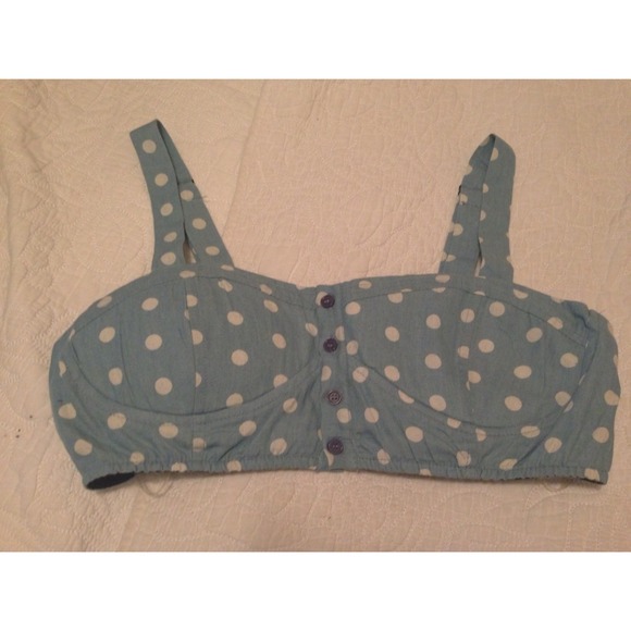 Foreign exchange polka dot Bra-let