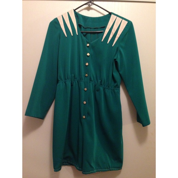 Vintage teal romper