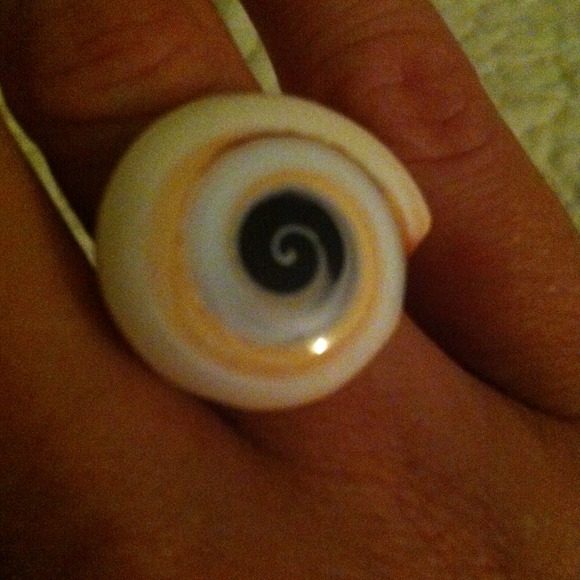 Geometric Shell Ring - Picture 2 of 3