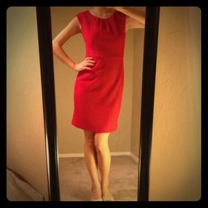 The Limited red dress