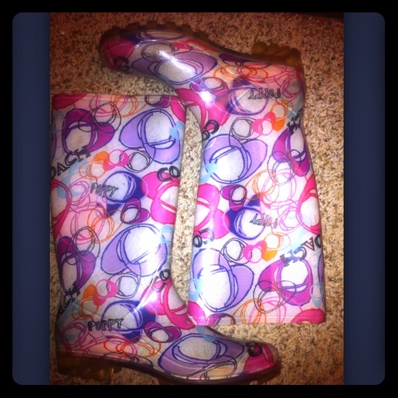 Poppy Coach Rain Boots