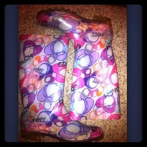 Poppy Coach Rain Boots