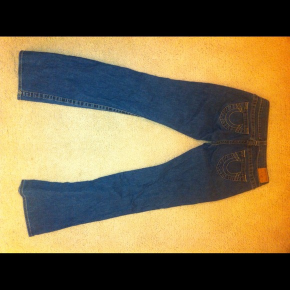 β¬ββ₯True Religion World Tour Dark Jeans size 28π¦πΈ - Picture 5 of 7