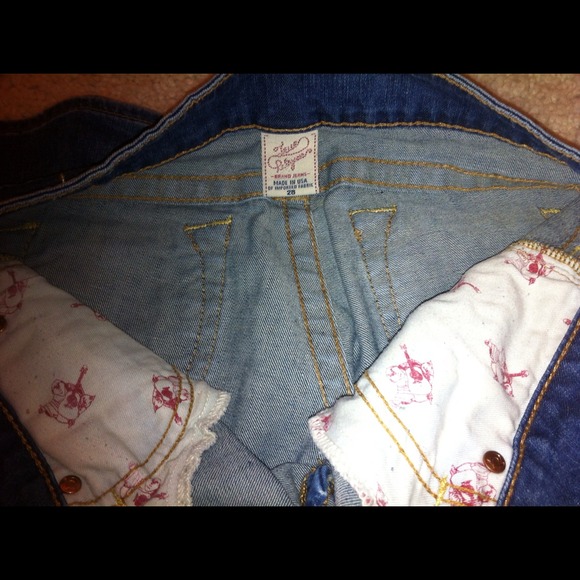 β¬ββ₯True Religion World Tour Dark Jeans size 28π¦πΈ - Picture 6 of 7