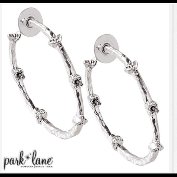 Park Lane silver hoop earrings