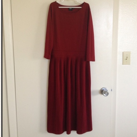 Asos Midi Dress With Pleated Skirt. New new new!