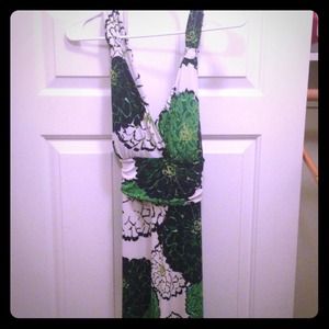 Great floral print Lilly dress never worn maxi
