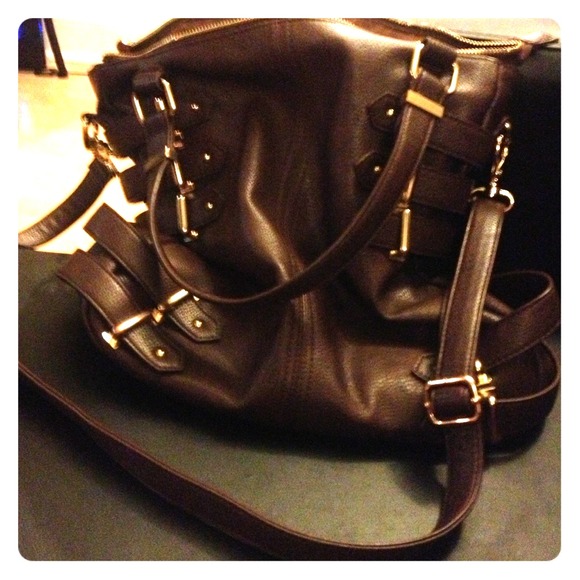 HOLD!!!!!!! Brown Leather Satchel Bag Bundle!!