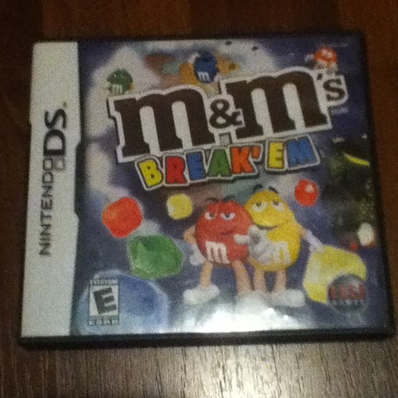 Nintendo M&Ms Break' em DS game