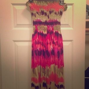 Lily size M maxi watercolor dress