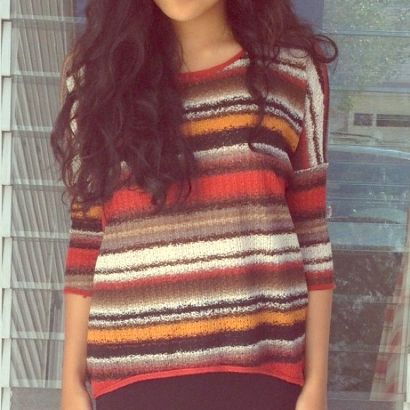 ⛔SOLD⛔ Striped long sleeve loose shirt
