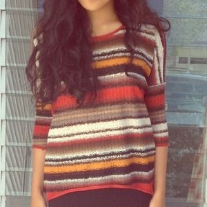 ⛔SOLD⛔ Striped long sleeve loose shirt