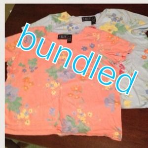 Liz Claiborne floral tee (2)