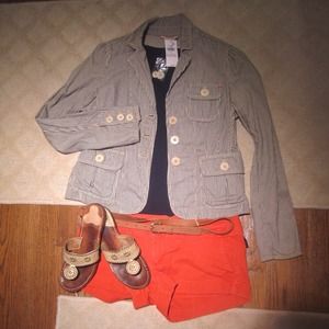 NWT Gap striped lightweight blazer jacket