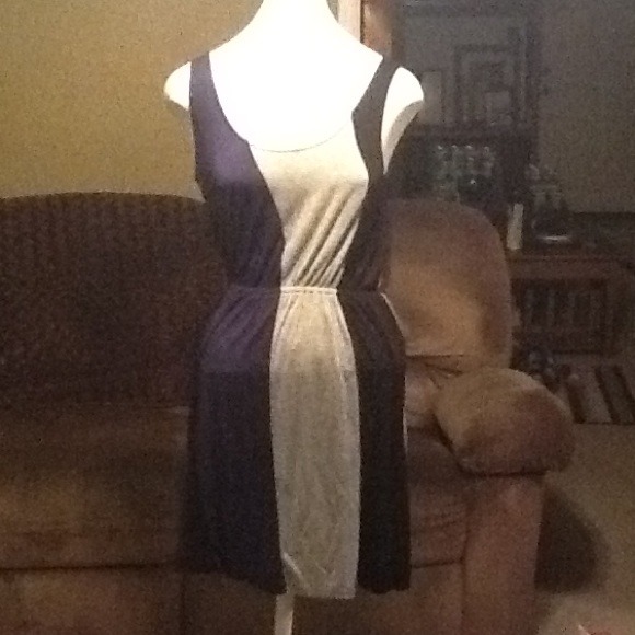 Black grey blue dress size Medium