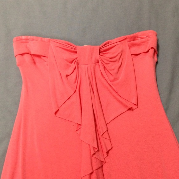 ❌BUNDLED❌salmon colored strapless dress - Picture 3 of 4
