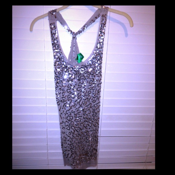 Grey Shimmer Tank