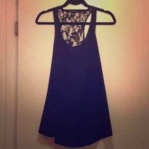 Sparkle & Fade by urban outfitters lace back shirt