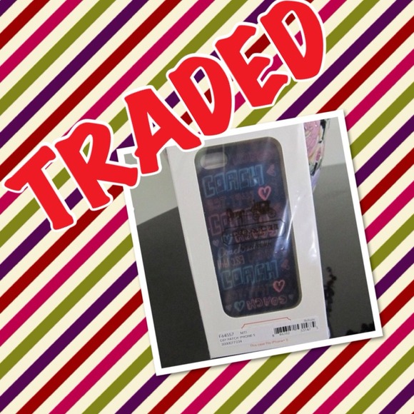 COACH POPPY GRAFFITI DAISY PATCH IPHONE 5 CASE - Picture 1 of 3