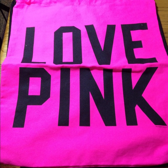 Victoria Secret Drawstring Bag