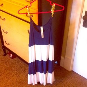 Nautical stripped dress