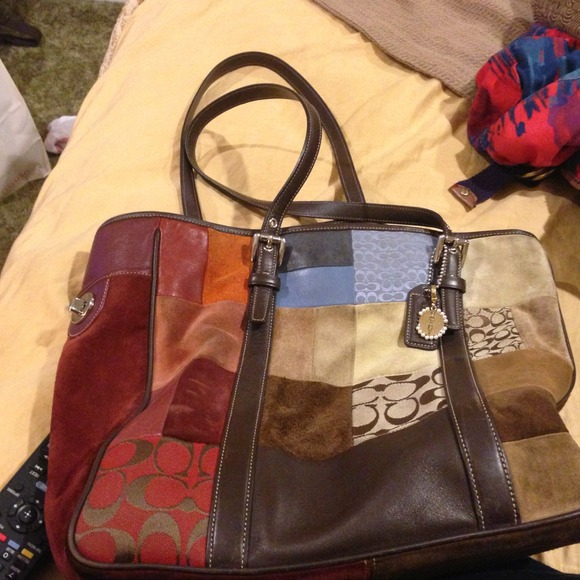 Coach patchwork handbag