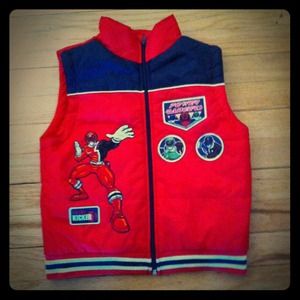 Power Ranger zip up vest.