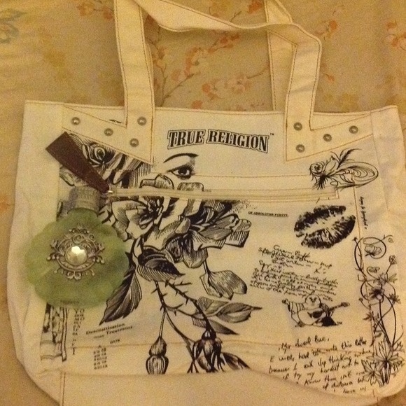 TRADED!! True religion handbag and perfume set :)