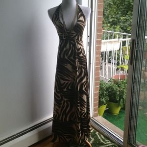 Halter maxi dress