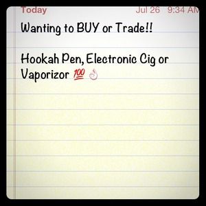 Buy/trade Hookah Pen, Electronic Cig, Or Vaporizor
