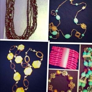 Bundle: Three necklaces-three bracelets
