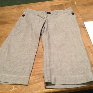 Grey dress capris