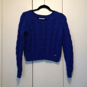 Hollister Royal Blue Knit Sweater