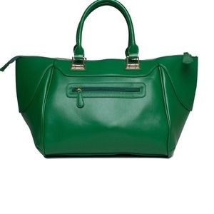 Nila Anthony green oversized satchel