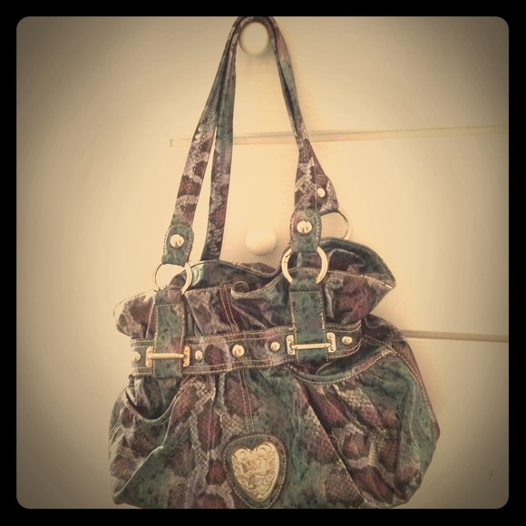 Love this snake skin Kathy bag