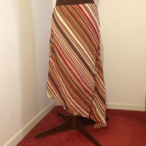 Asymmetrical hem skirt sz M (Jrs)